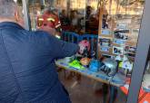 Exposicin histrica de cascos organiza por la ESPAC en Los Maristas