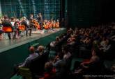 Miguel Ángel Ros encandila al público de Cartagena en el Concierto Extraordinario de Entre Cuerdas y Metales.