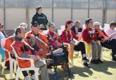 Visita de jugadores del Jimbee al Centro para personas con discapacidad