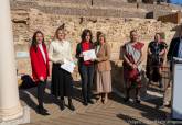 Acto por el Da Internacional de Gua de Turismo en el Barrio del Foro Romano