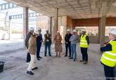 Visita a las  obras del IES Las Salinas de La Manga