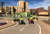 Visita de j�venes del Circo Alaska al Parque de Educaci�n Vial