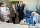 Visita de la alcaldesa y el consejero de Salud a la Unidad de Paliativos del Rosell