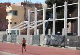 Nueva estructura para el gradero de la Pista Municipal de Atletismo