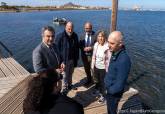 Retirada de biomasa en Estrella de Mar, junto a club nutico de Los Urrutias.