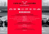 Horarios Copa de España Juvenil de Fútbol Sala Cartagena 2024.