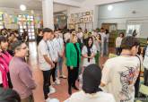 Visita de la alcaldesa a centros educativos por el inicio de las votaciones de los Presupuestos Participativos