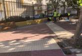 Trabajos del programa Barrios Adle en San Antn