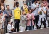 Recepción al Odilo FC Cartagena CB en el Palaci Consistorial tras el ascenso a LEB Oro