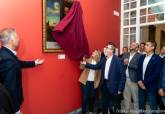 Colocación del cuadro de Fernando Garrido en el Palacio Consistorial de Cartagena