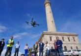 Primer vuelo inaugural de control del dron de vigilancia martima del litoral