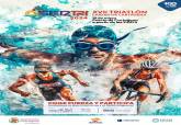 Medio millar de personas protagonizan un triatln este domingo en Cartagena
