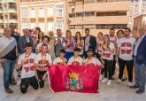 El B�dminton Cartagena celebra en el Palacio Consistorial su ascenso a Divisi�n de Honor