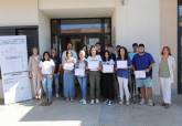 Alumnos de la ADLE en Llano del Beal.  