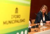 La alcaldesa, Noelia Arroyo, en el I Foro de Municipalismo de la Región de Murcia