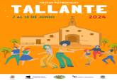 Cartel de las Fiestas de Tallante 2024.