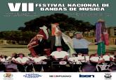 Cartel del Festival Nacional de Bandas de Msica.