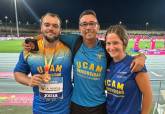 Deportistas del UCAM Atletismo Cartagena participan en el Campeonato de Espaa Absoluto de Atletismo.