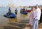 El Ayuntamiento de Cartagena refuerza la seguridad y los servicios en las playas del municipio | Drones y motos de agua de Polica Local. 