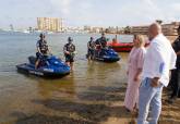 El Ayuntamiento de Cartagena refuerza la seguridad y los servicios en las playas del municipio | Drones y motos de agua de Polica Local. 