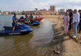 El Ayuntamiento de Cartagena refuerza la seguridad y los servicios en las playas del municipio | Drones y motos de agua de Polica Local. 