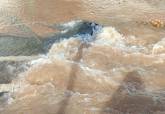 Rotura de una tubera de agua la MCT entre Sebastin Feringn y la Avenida del Cantn