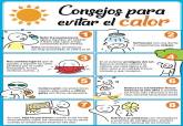 Consejos para evitar el calor. 