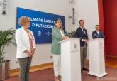 Firma Plan de Barrios y Diputaciones. 