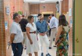 La alcaldesa Noelia Arroyo y el concejal Ignacio Judenes visitan el CEIP Ciudad Jardn para valorar las obras estivales en centros escolares del municipio