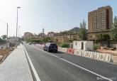 Abierto el puente sobre la rambla de la carretera de Canteras, que ya no sufrir ms cortes de trfico