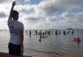 Deporte en las playas de Cartagena, verano 2024. Ponte en forma en agosto practicando gratis aquagym, pilates, yoga, aerbic o gimnasia en 14 playas de Cartagena .