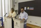 Presentacin del acuerdo de patrocinio entre el FC Cartagena y el Ayuntamiento para promocin de la marca Cartagena