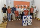 Presentacin del acuerdo de patrocinio entre el FC Cartagena y el Ayuntamiento para promocin de la marca Cartagena