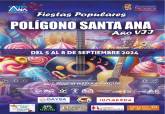 Cartel de las Fiestas del Polgono Santa Ana.