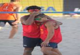 El cartagenero Tomás Sanabria y el ciezano Yoel Ramos  plata en el Europeo WEVZA Sub-19 de Voley Playa