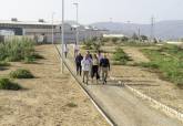 Visita a las obras de mejora de accesos y zonas verdes en el Polígono Industrial Cabezo Beaza