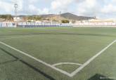 Visita al campo de ftbol del CD La Minera en el Llano del Beal