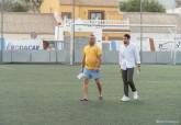 Visita al campo de ftbol del CD La Minera en el Llano del Beal