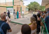 Visita tras las obras en el colegio Luis Vives de El Albujón
