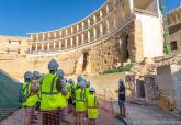 Visita 'abierto por obras' en el Anfiteatro Romano