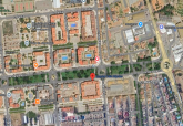 Parada desde la que saldrn los autobuses urbanos en las Fiestas del Polgono de Santa Ana