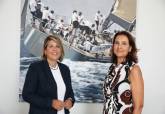 La alcaldesa junto a Brgida Snchez, primera gerente con que contar el Ayuntamiento de Cartagena