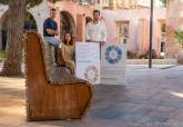 El director general de Cultura, Eugenio Gonzlez, la coordinadora de la Feria del Libro, Beln Carrascosa y el concejal delegado de Cultura de Cartagena, Nacho Judenes