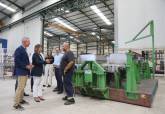 Visita de la alcaldesa, Noelia Arroyo, a la empresa Herjimar en el Polgono de Los Camachos