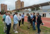 Visita a la renovada Pista Municipal de Atletismo