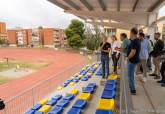 Visita a la renovada Pista Municipal de Atletismo