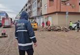 Contingente de emergencia del Ayuntamiento de Cartagena en Valencia