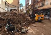 Bomberos, Polica Local y Proteccin Civil en las inundaciones de Valencia trabajando en localidades como Torrent y Paiporta.