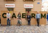 Mercado de productos ecolgicos instalado en la Plaza Castellini