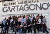 Lectura del manifiesto en el Cartagonova por el Da de los Derechos de la Infancia